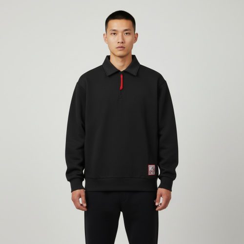 滔搏VANS范斯男子AP BOLIN POLO运动休闲长袖T恤VN000W59BLK