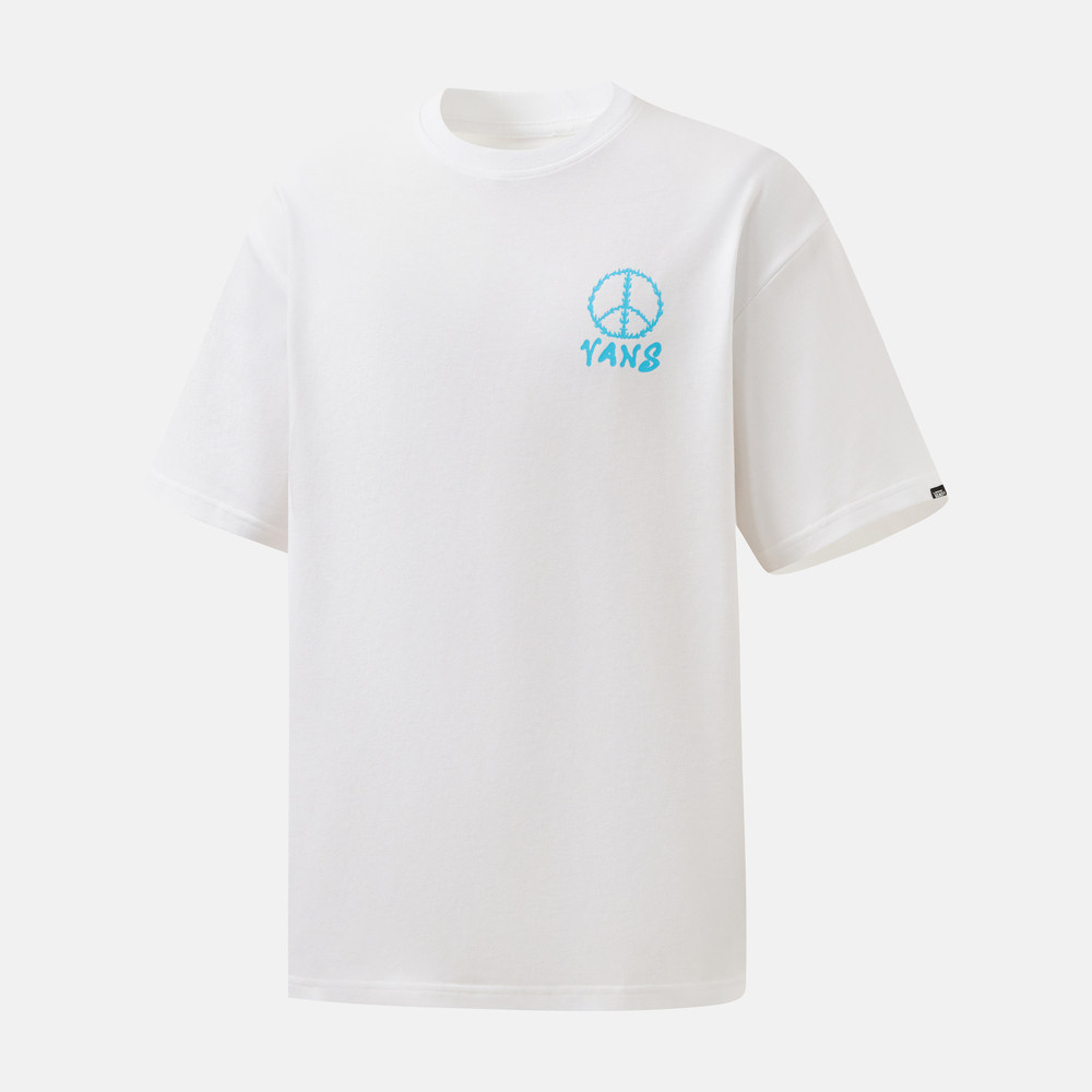 滔搏VANS范斯男子PEACE SS TEE运动休闲短袖T恤VN000TMSJVY