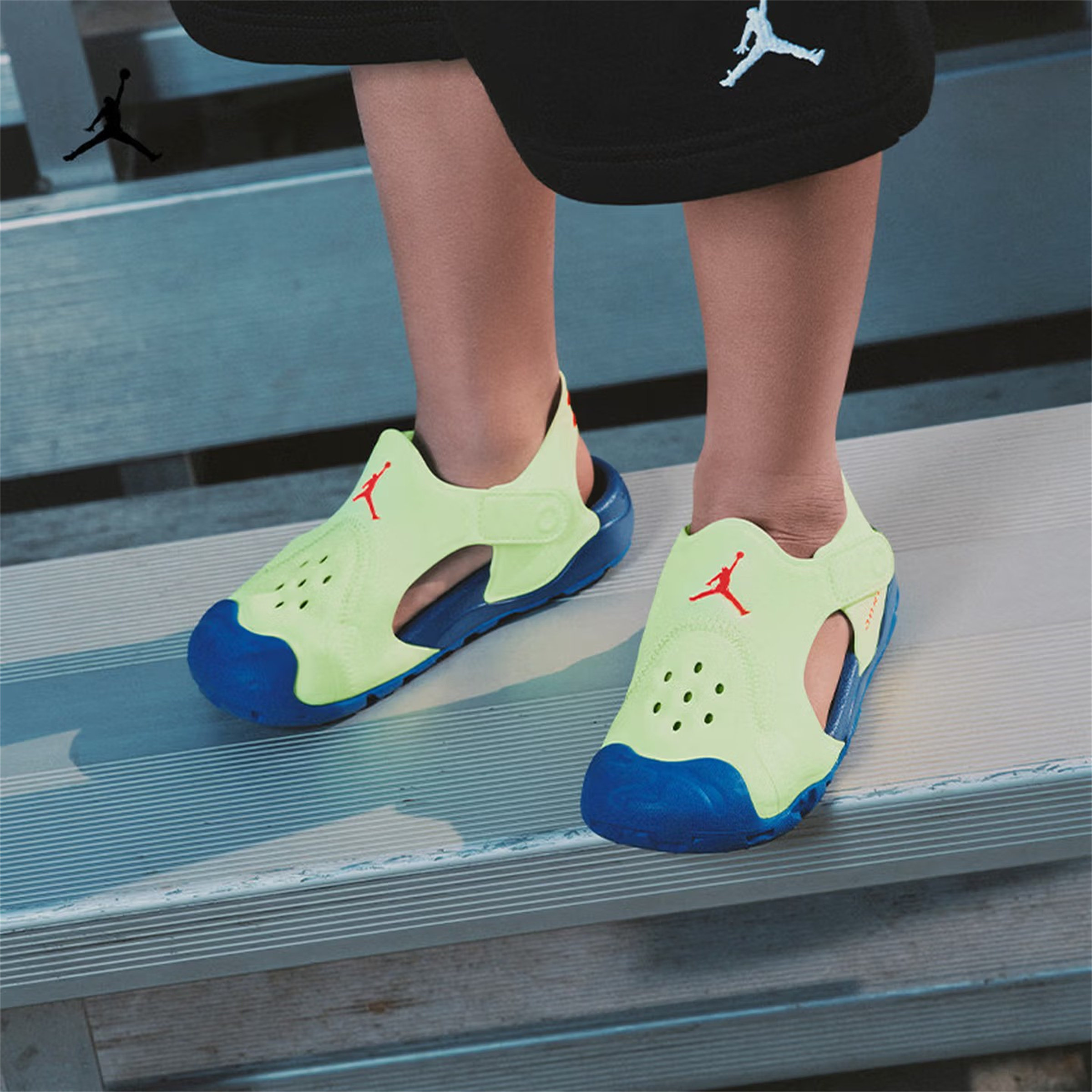 NIKE耐克小童JORDAN OTDR SANDAL(PS)运动休闲包头凉鞋HV8552-700