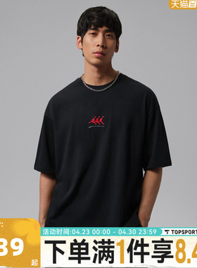 NIKE耐克男子J FLT GFX OVSZ SS CREW运动休闲短袖T恤IF3134-010