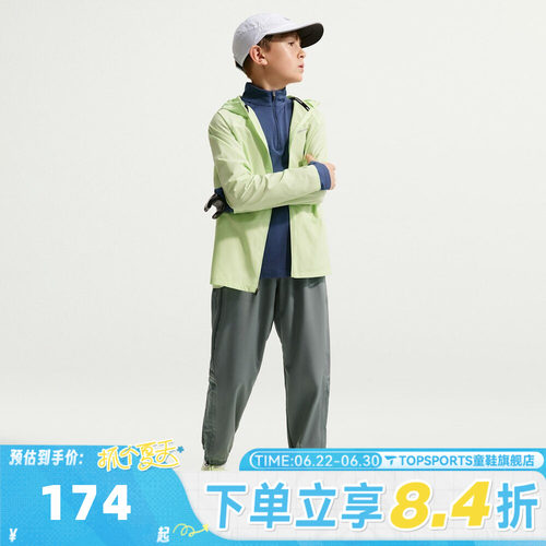 NIKE耐克大童K NK DF MILER PANT WOVEN运动休闲长裤IF2427-084