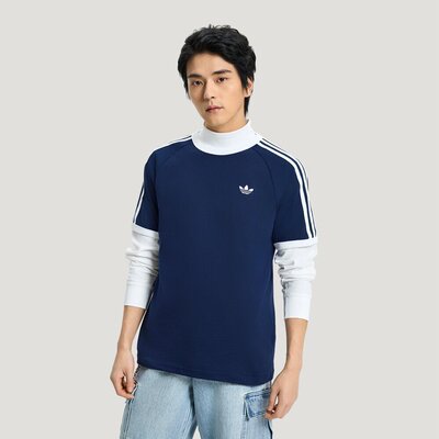 滔搏adidas阿迪达斯三叶草男子运动休闲短袖T恤HZ9634