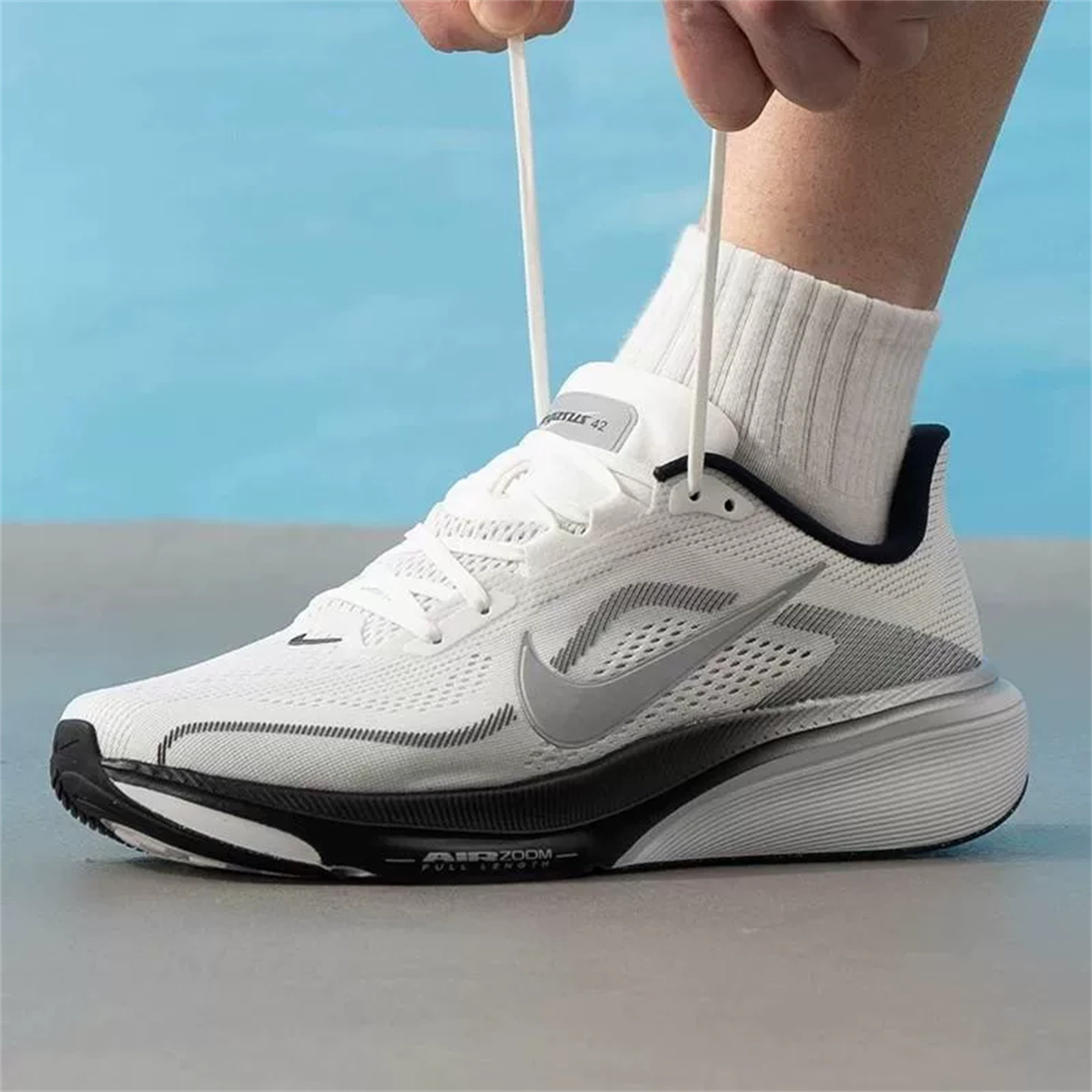 NIKE耐克男子AIR ZOOM PEGASUS 42飞马运动训练跑步鞋II7210-100