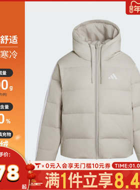 adidas阿迪达斯女子W ESS 3S P D HO运动羽绒服-短KH3979