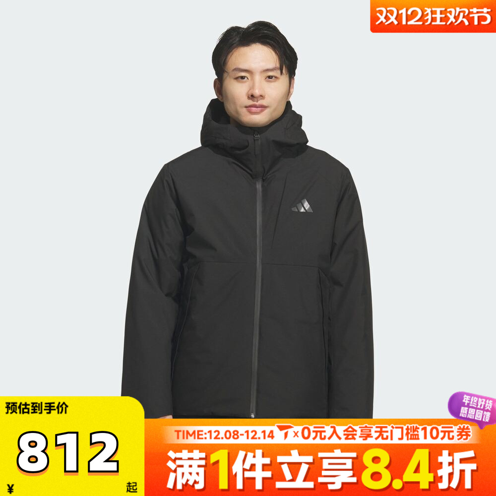 adidas阿迪达斯男子TECH DOWN JKT运动休闲羽绒服KQ5505