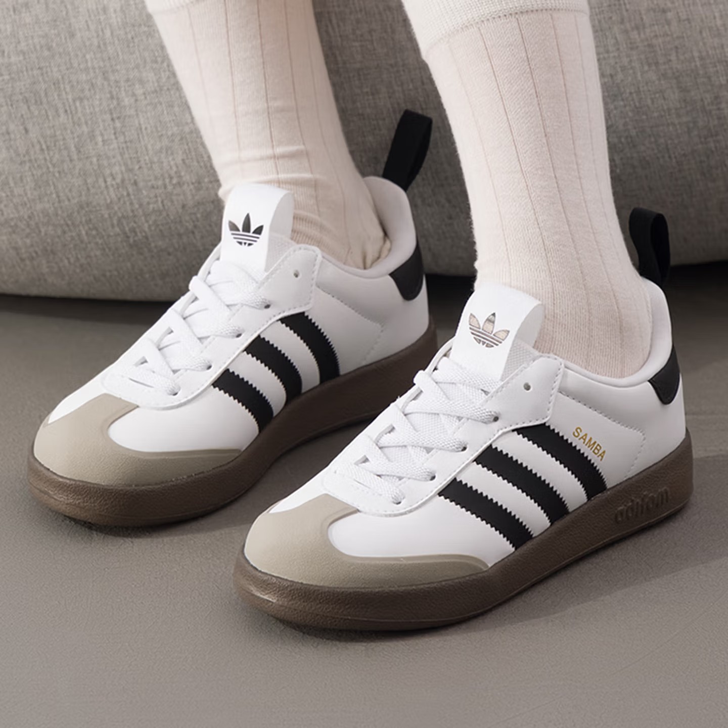 adidas阿迪三叶草男小童ADIFOM SAMBA 360 C运动休闲鞋IH3505