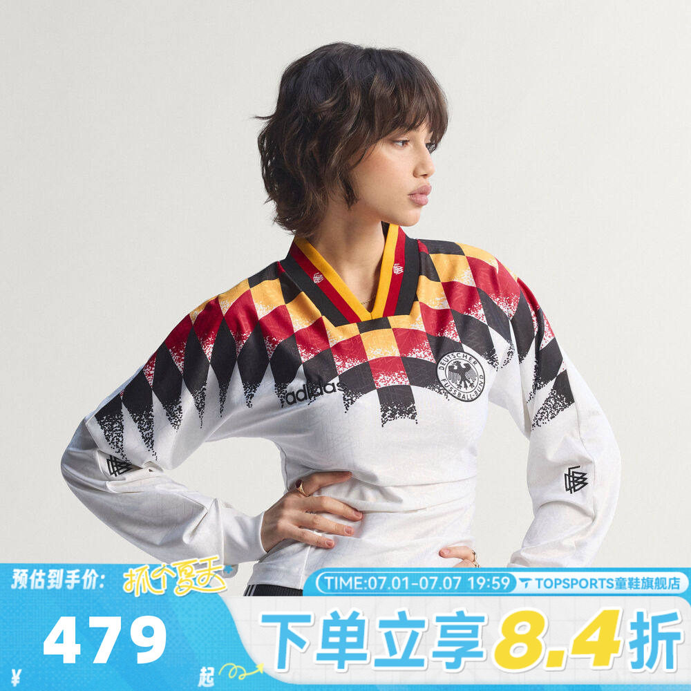 adidas阿迪达斯三叶草女子GERMANYBBJSY运动休闲长袖T恤KE2287