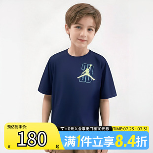 T恤JD2522104GS NIKE耐克大童针织圆领休闲运动短袖 002