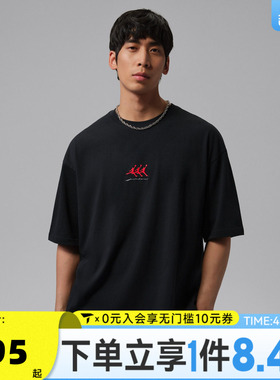 NIKE耐克男子J FLT GFX OVSZ SS CREW运动休闲短袖T恤IF3134-010