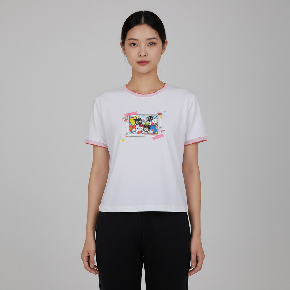 滔搏converse匡威女子运动休闲短袖T恤CVW5T519-WHT