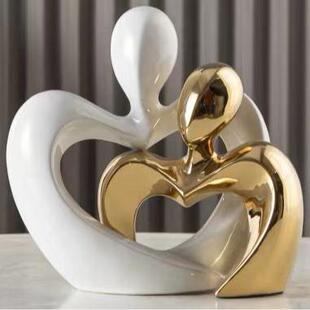 轻奢高档家居酒柜装饰品套装新房客厅电视柜餐边柜高级感陶瓷摆件