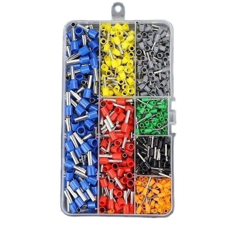 新VE管型冷压接线 缐r端子套装铜接线 缐端子收纳盒电线 缐接头压,电子/电工,接线端子,淘宝优惠券,粉丝福利购,淘宝优惠卷