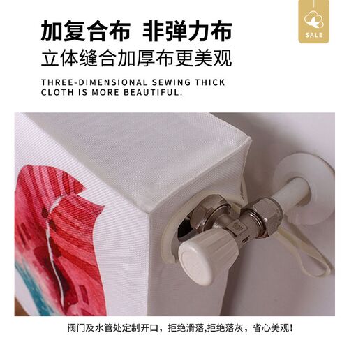 新老式铸铁暖气片防熏黑防尘罩z布艺新款风景暖气片美化盖布定制