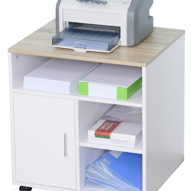 新木质打印机柜办公文件储物矮柜A边柜带门可移动办公区桌下文件,商业/办公家具,矮柜,淘宝优惠券,粉丝福利购,淘宝优惠卷