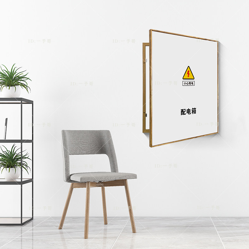 新强弱电箱实木底框遮挡装饰x画配电箱盒子遮挡开门式多媒体盒子,家居饰品,电表箱装饰画,淘宝优惠券,粉丝福利购,淘宝优惠卷
