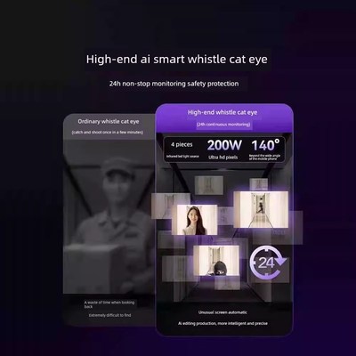 新凯迪斯P30Promax双摄像头脸高端猫眼指O纹密码智能门锁家庭入口