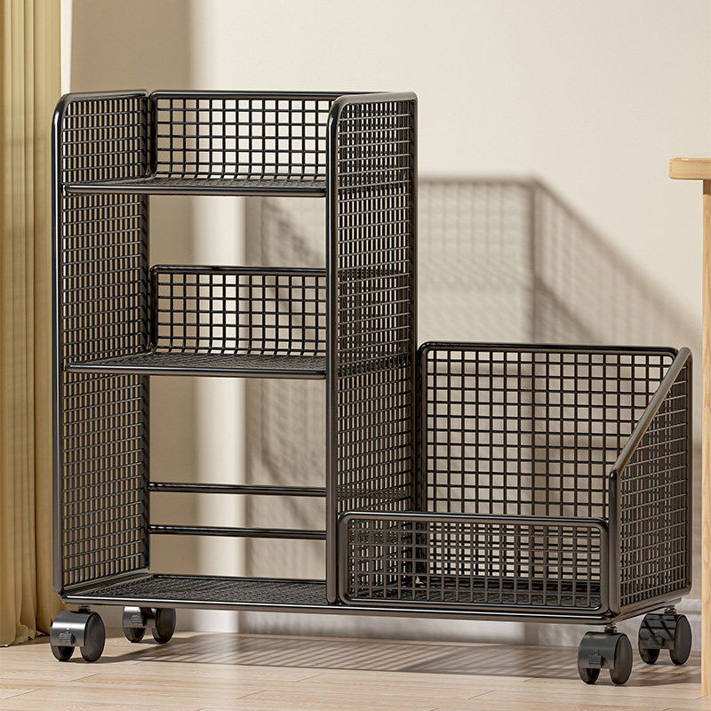 新桌底置物柜带轮书架办公室桌下收纳书桌旁落地书柜W移动储物小,住宅家具,单个书柜,淘宝优惠券,粉丝福利购,淘宝优惠卷