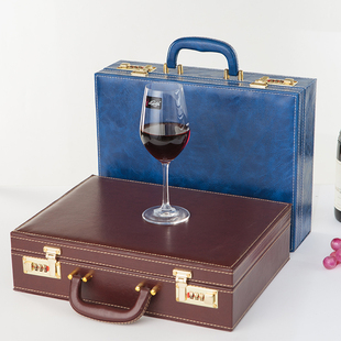 新房地产交房盒钥匙盒PU皮质手提箱logoJ定制 交房盒 业主交付交