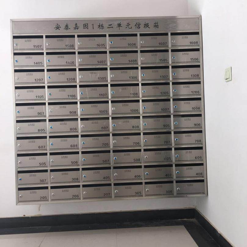 深圳工厂多门落地镶嵌信奶箱室内室外信报箱不锈钢信件箱投递箱小