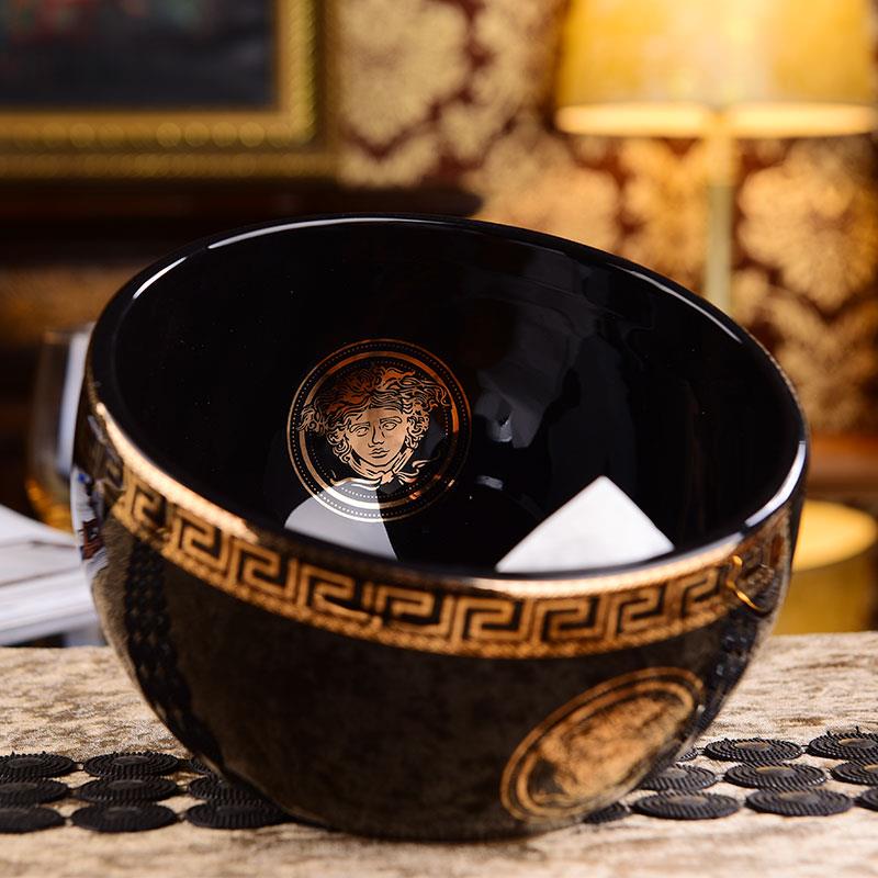 陶瓷垃圾桶桌上KVT迷你垃圾篓家用客厅无盖垃圾桶茶几台面果皮碗