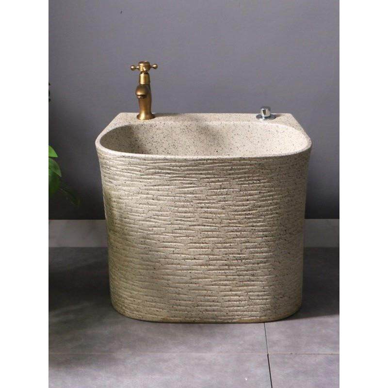 6wp户外庭院洗拖把池家用阳台地盆墩布池水池槽长方形室外拖帕池