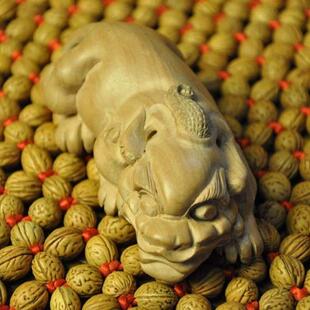 桃木摆件 8120貔貅摆件 创意桃木工艺品 FLX 厂家桃木剑