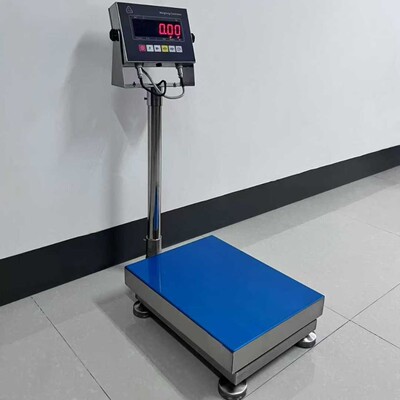称重台面尺寸400*500mm/450x600mm不锈钢盖板0-500kg防爆电子台秤