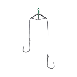 防缠绕子线分叉器防缠八字环子线夹鱼钩分离子线双钩大物8字环