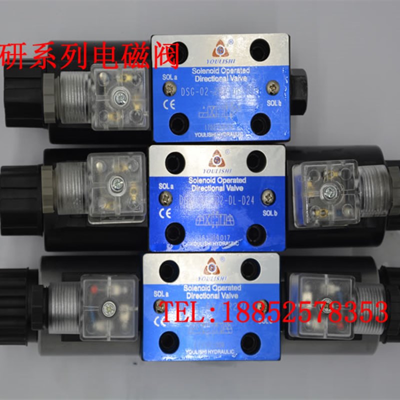 液压换向电磁阀D5/DSG-01-02-03-3Cz4/3C60/3C2/2B2/2D2/DC24V-DL