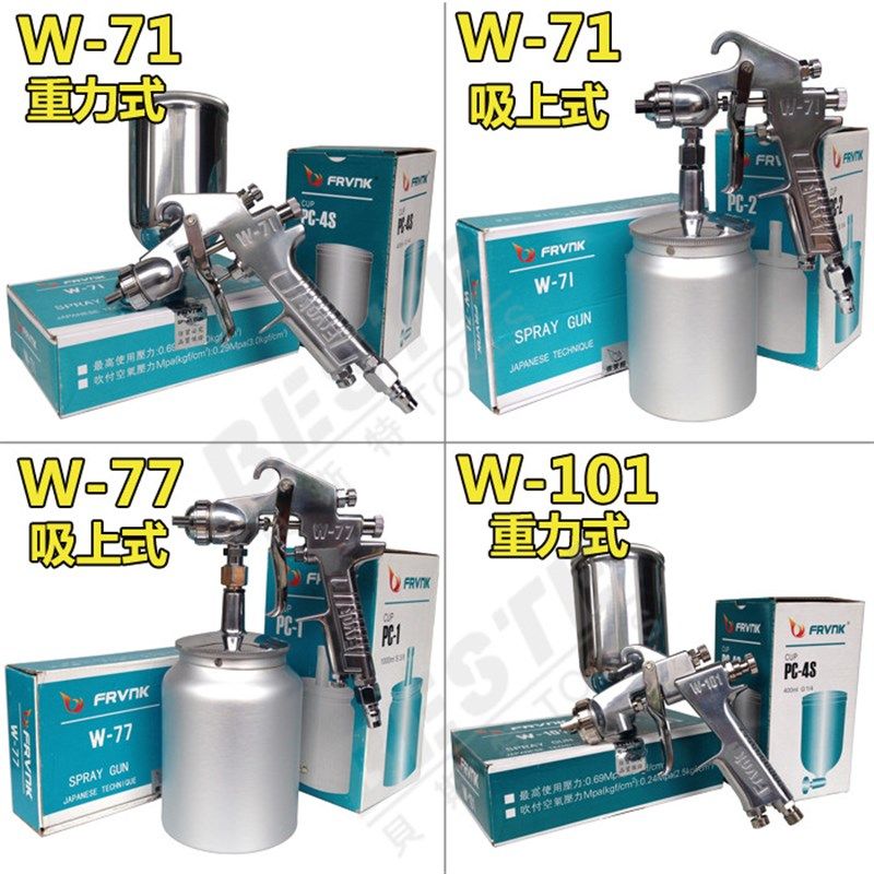 台湾弗莱柯 W-71/77/101高雾化气动油漆喷枪 家具 钣金面漆喷漆枪,童装/婴儿装/亲子装,儿童装饰手表,淘宝优惠券,粉丝福利购,淘宝优惠卷