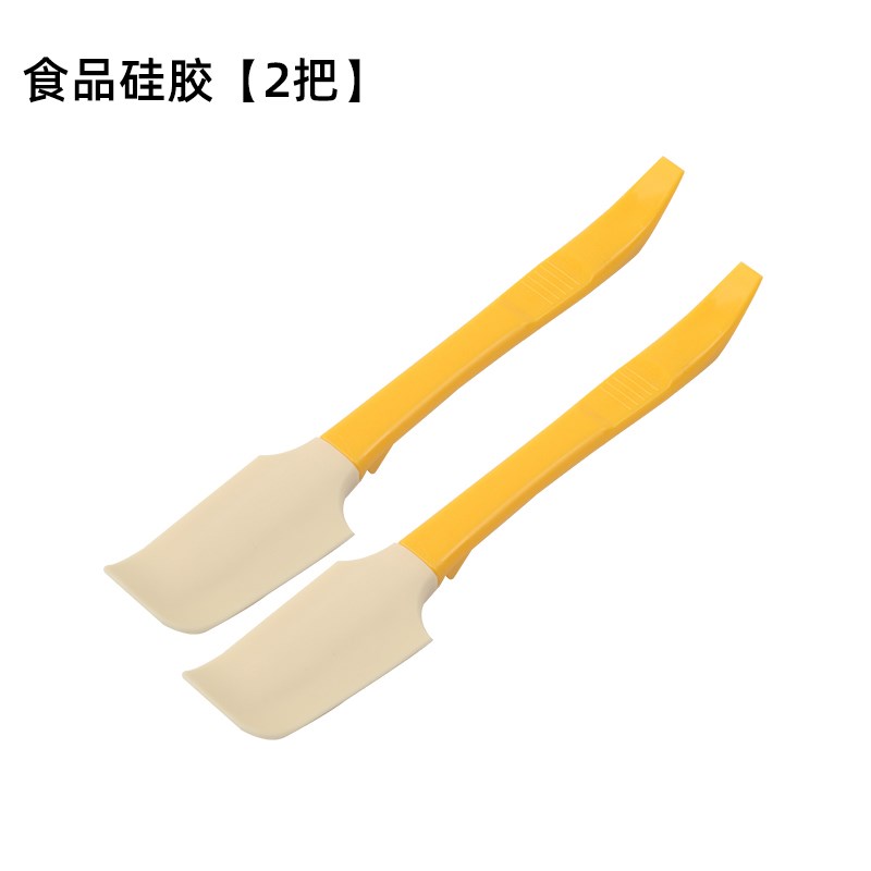 烘焙奶油矽胶刮刀果酱抹刀厨房小刮勺软刮板家用蛋糕开罐器搅拌图片