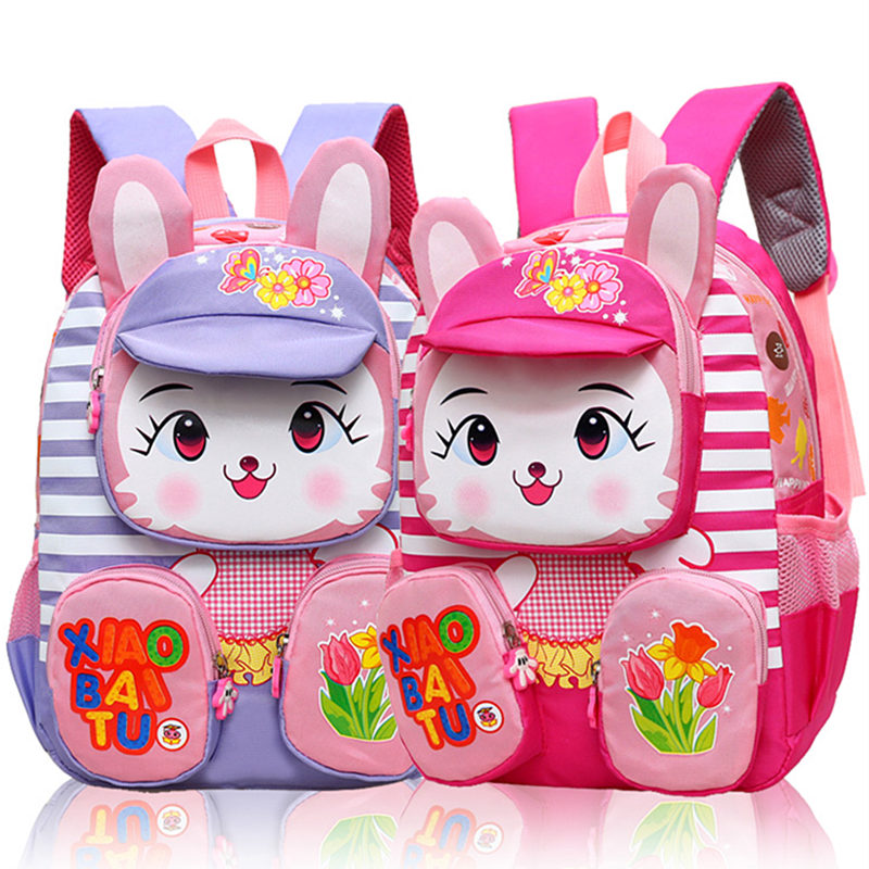 儿童书包幼儿园3-5-6岁4小大班男童女孩L宝宝背包小孩双肩包可爱