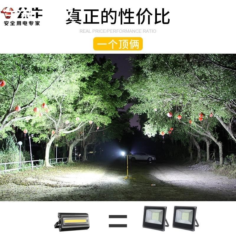 新款led30w50瓦p投光灯广告招牌户外防水射灯工厂房车间庭院照明