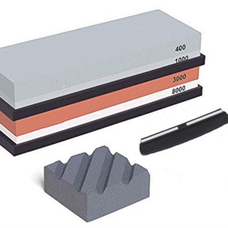 双面白刚玉油石黑碳化硅磨刀石双套装组合厂家现货供应一站式采购