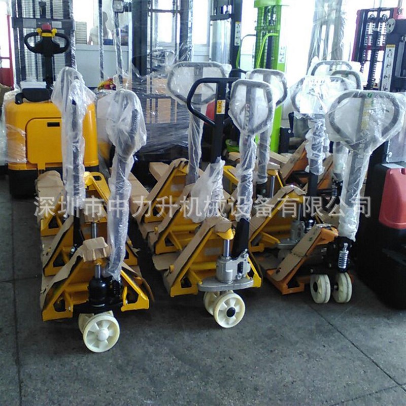 2吨手动搬运车叉车3吨I液压托盘车油压叉车手拉地牛