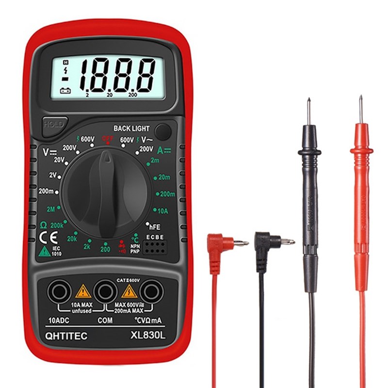 JCD 908S电烙铁830L万用表套装 80W皮包家用焊接工具