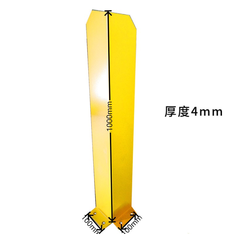 车库墙体地下室防撞保护包边墙角立柱防护角钢条黄色安全警示护条