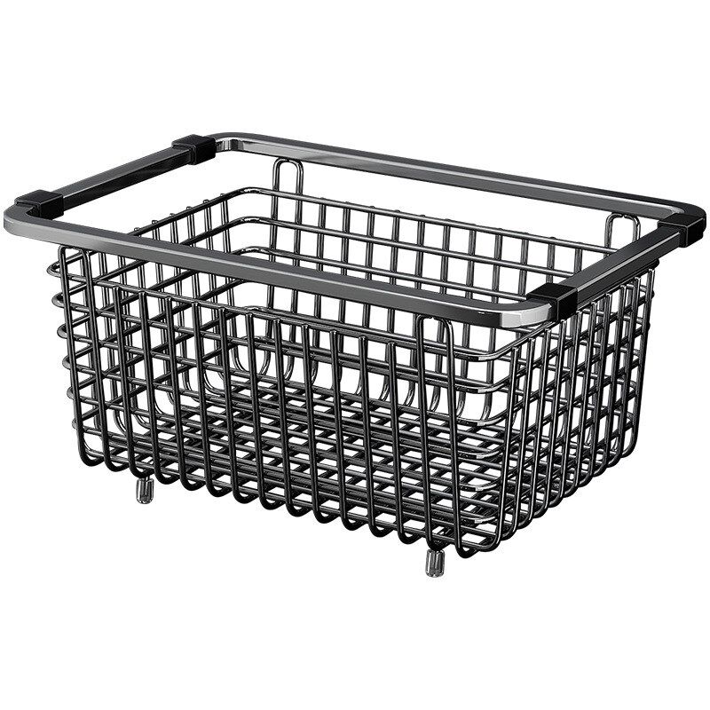 厨房304不锈钢水槽沥水篮洗碗槽滤水篮水池洗菜盆碗碟沥水置物架