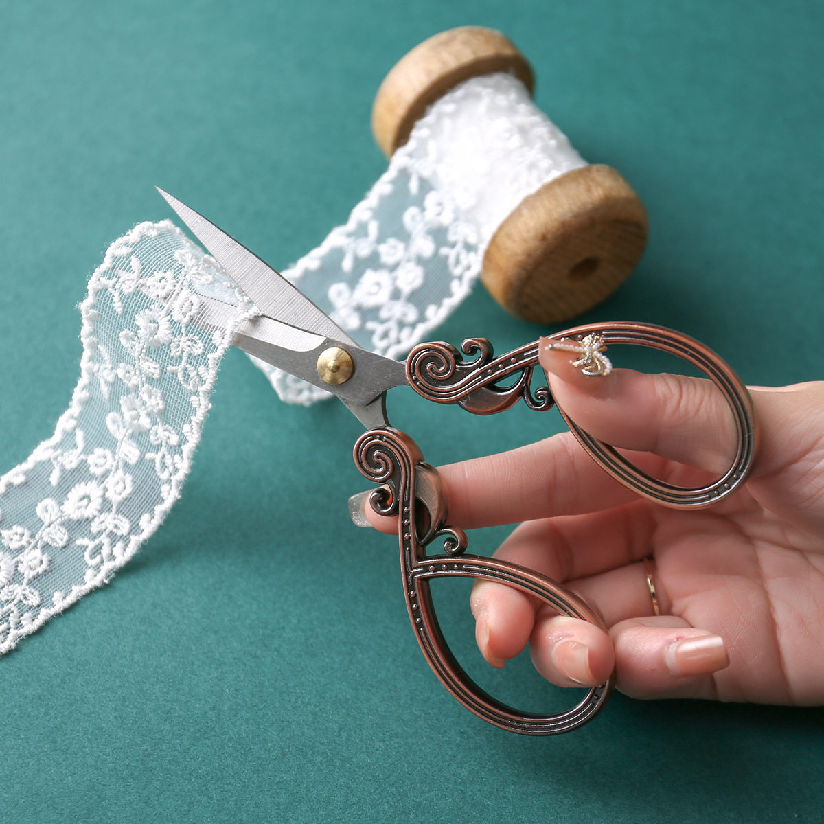 如意剪刀裁缝剪复古剪刺绣剪纸十字绣古风新中式小剪刀大号