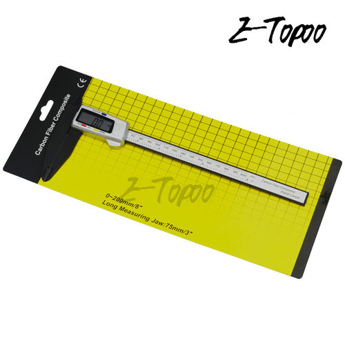 Etopoo荣誉出品 200MM 0.1MM 爪长50MM 长爪碳素数显卡尺