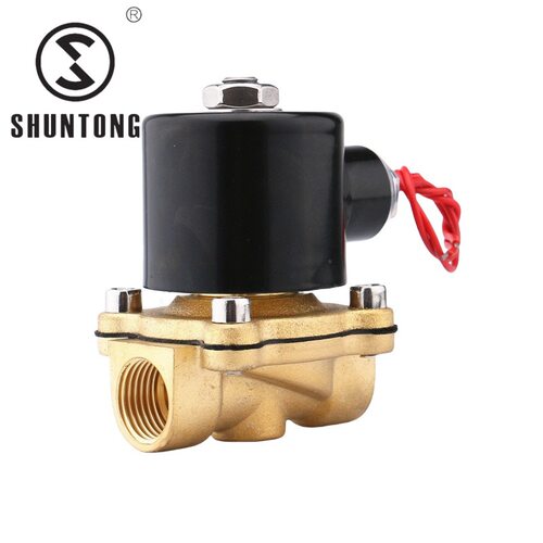 实力商家2WWC-15 4分 6分 一寸水阀AC220V DC24V 铜管黄铜电磁阀