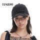 GENZERO「intri」米色棒球帽拼接绑带休闲运动遮阳帽鸭舌帽