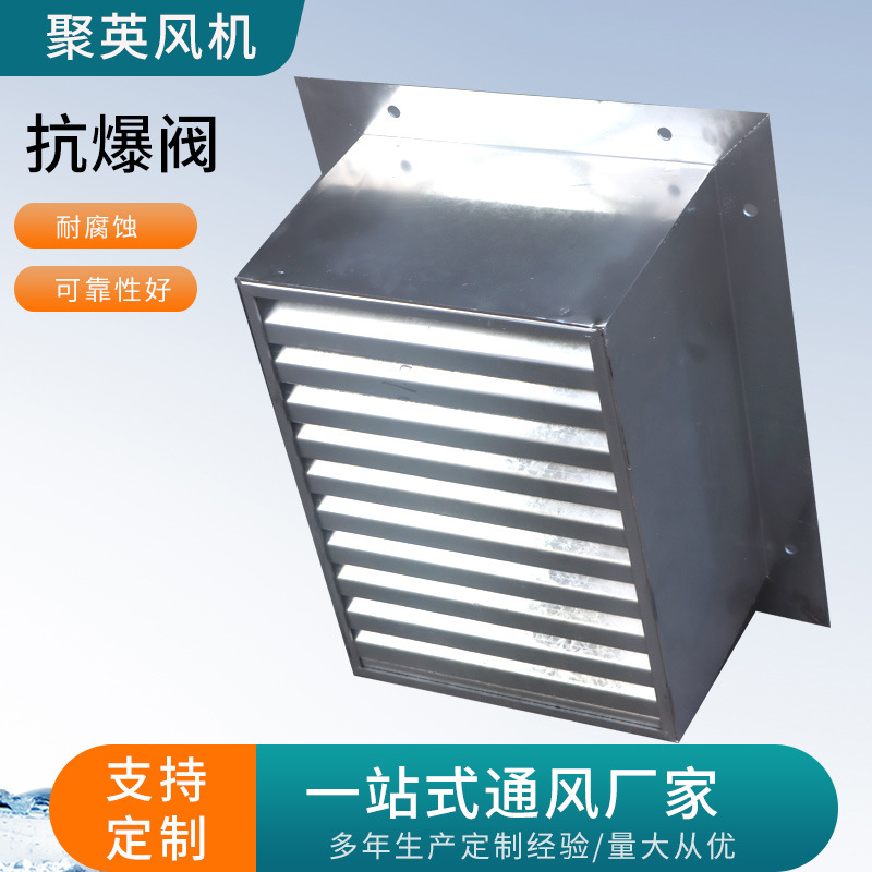 厂家供应抗爆阀304不锈钢抗爆阀工业高压抗爆阀排烟式抗爆阀