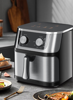 德国精工外贸空气炸锅10L大容量机械旋钮电炸锅电薯条AirFryer无