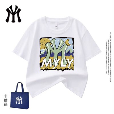 MYLY官方正品夏季情侣纯棉短袖潮流儿童爆款新款T恤男女款 L3