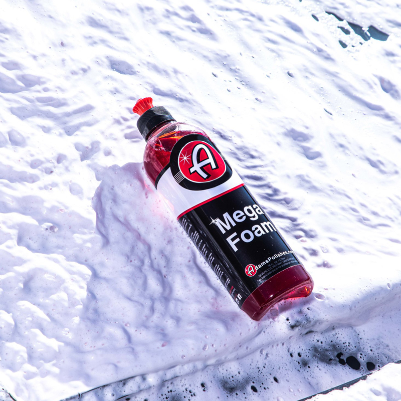 阿达姆斯高泡洗车液mega洗车泡沫液水蜡去Adam