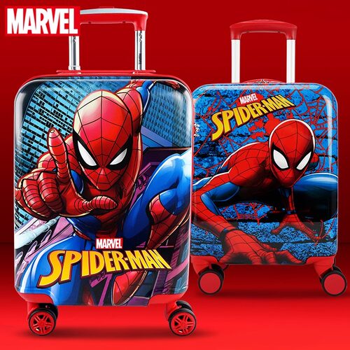 蜘蛛侠儿童行李箱18寸万向轮可坐