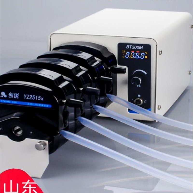 *保定创锐BT300M旋钮数5x/YZ2515x泵头硅胶管显蠕动泵恒流泵YZ151