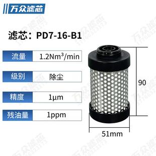 PD5 替山螺杆空压机精密滤芯PD9 PD7 B1现货