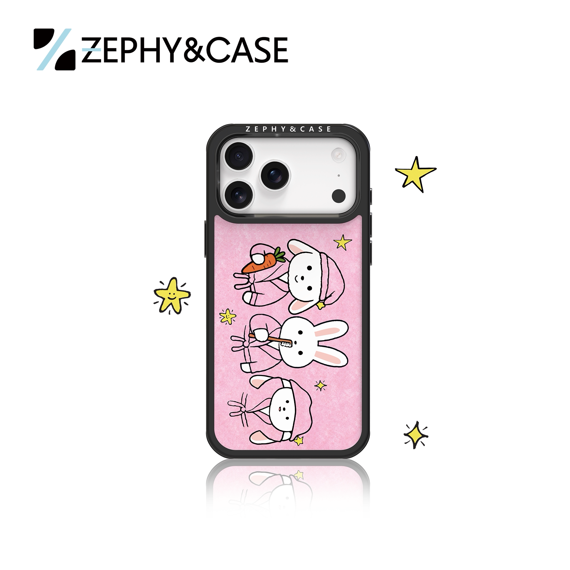 ZEPHY&CASE|晚安小兔 防摔 轻薄 磁吸适用iPhone手机壳17/16